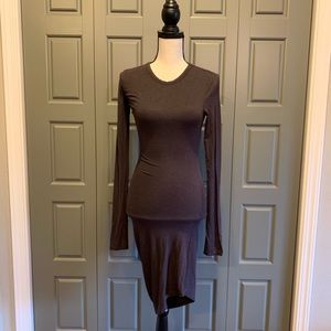 Alexander Wang Asymmetrical Bodycon Dress